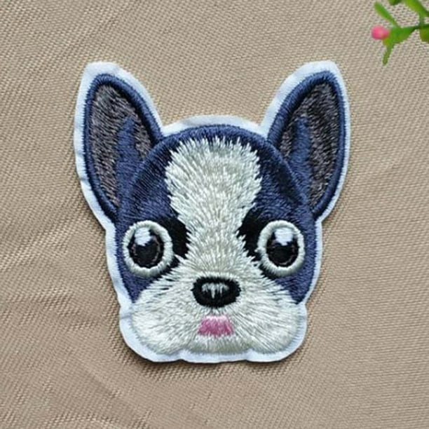 Embroidered Boston Terrier Puppy Dog Breed Patch Jacket Applique Iron On Sew USA Embroidered Boston Terrier Puppy Dog Breed Patch Jacket Applique Iron On Sew USA
